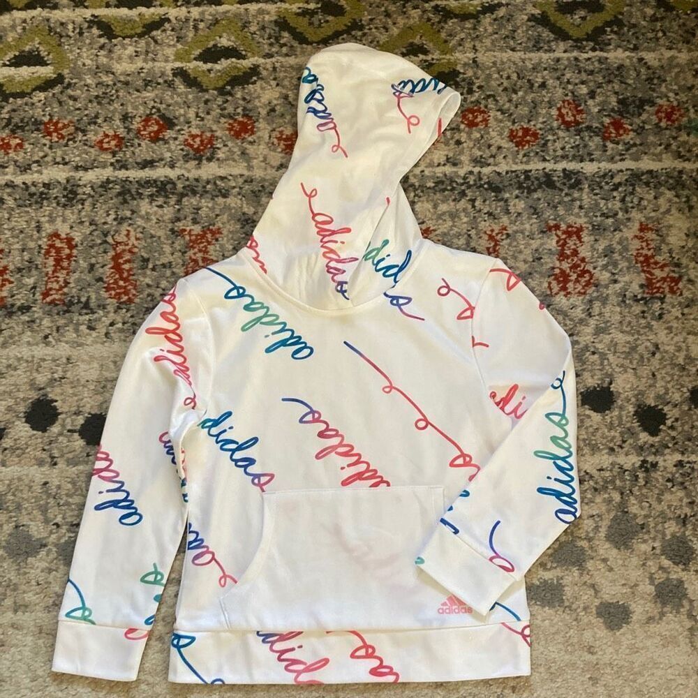 Kids Adidas Pullover White size 6X